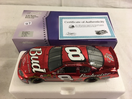 NIB Collector Action NASCAR Dale Earnhardt Jr 2004 Monte Carlo Color Chrome Die Cast Car