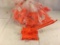 Lot of 10 Pieces Collector Marx Orange Color Plastic Accessory Toys - See Pictures