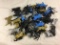 Lot of 50 Pcs Collector Loose Marx Miniatures Horse Assorted Colors  - See Pictures