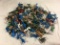 Lot of 150 Pieces Collector Loose Marx Miniatures Military Army Mini Figures - See Photos