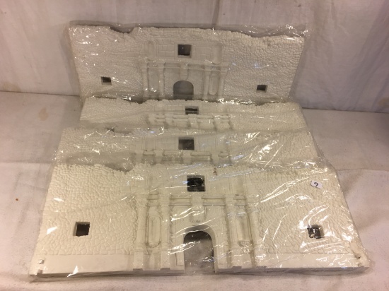 Lot of 4 Pieces Collector Marx Sealed Plastic  White Castle Size each: 21 by 8" - See Pictures