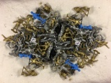 Lot of 150 Pieces Collector Loose Marx Miniatures Military Army Mini Figures - See Photos