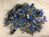 Lot of 150 Pieces Collector Loose Marx Miniatures Military Army Mini Figures - See Photos