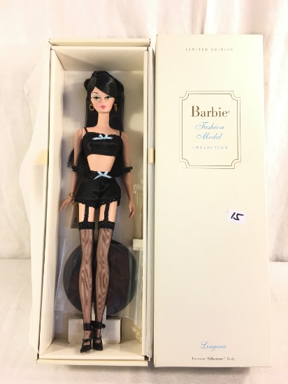NIB Collector Genuine Silkstone Body Lingerie Fashion Model Barbie Doll Box: 13.5"x4.5"