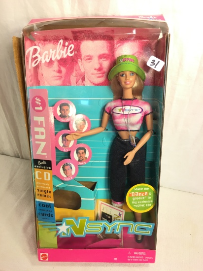 NIB Collector NSYNC #1 Fan Barbie Doll