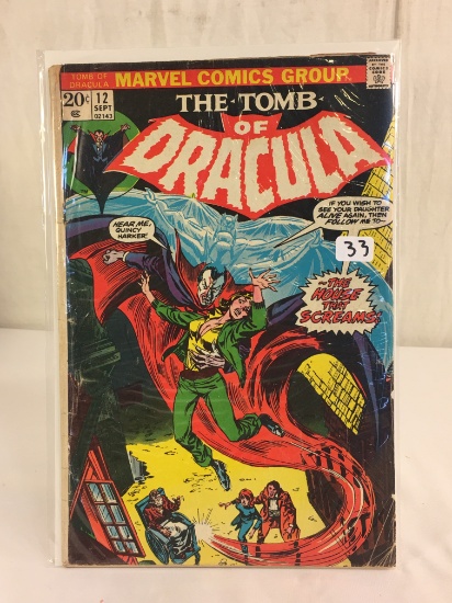 Collector Vintage Marvel Comics The-TOMB Of Dracula Comic Book No.12