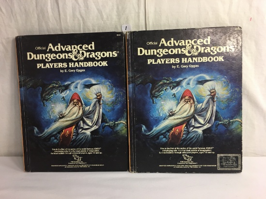 Lot of 2 Pcs Collector Advanced Dungeons & Dragons 2010 Players Handbook TSR Hard Cover