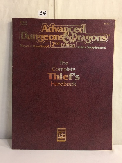 Collector Advanced Dungeons & Dragons 2nd Edt. 2110 The Complete Thief's Handbook