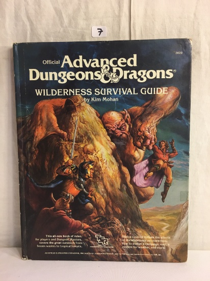 Collector Advanced Dungeons & Dragons Wilderness Survival Guide By Kim Mohan Hard Cover