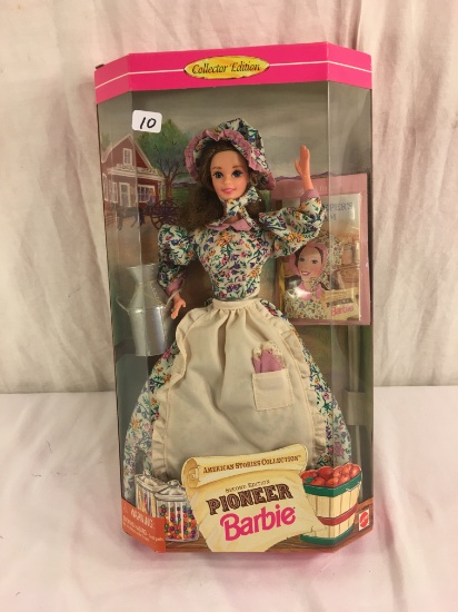 NIB Collector Edition Barbie Mattel Doll 2nd Edt. Pioneer Barbie Doll 12.5"Tall Box