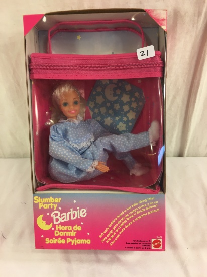 NIB Collector Barbie Mattel Doll Slumber Party 12696 Box Size:11"Tall Box