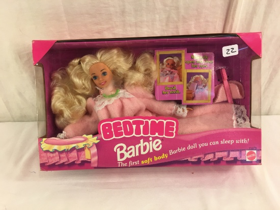 NIB Collector Barbie Mattel Doll Bedtime 11079 Box Size:11x6.5"