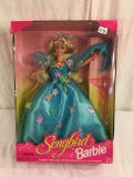 NIB Collector Barbie Mattel Doll Songbird 14320 Bo9x Size:12.7/8