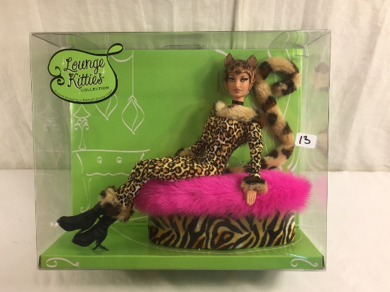 NIB Collector Barbie Mattel Lounge Kitties Collection Doll Box Size: 9" by 11"