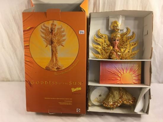 Collector Barbie Goddess Of The Sun Barbie By Bob Mackie Mattel 14056 15"Tall Box Size