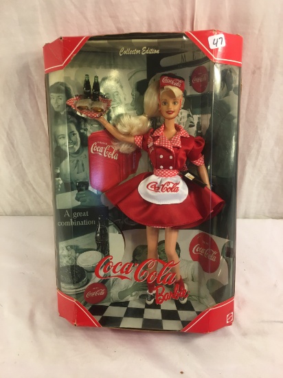 Collector Barbie Mattel Coca Cola Barbie Doll 13"tall Box Has Damage