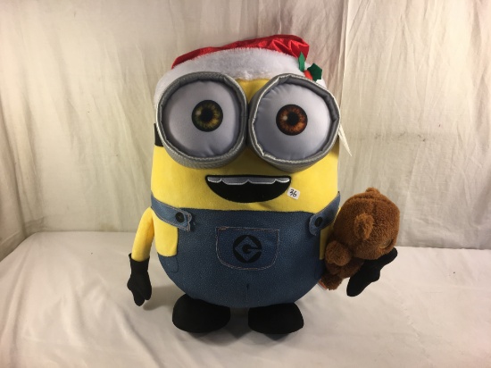 NWT Collector Illumination Ent. Despicable Me BOB Holiday Greeter Christmas Toy Size: 18" Tall