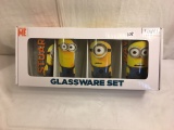 New Collector Illumination Ent. Despicable Me Minion Glassware Set Box Size: 6x14.5