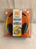 NIB Collector iHome Despicable Me Minion Over the Ear Headphones