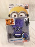 NIB Collector Illumination Ent. Despicable Me2 Minion Chomping Purple Minion Deluxe Figure 6.5