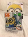 NIB Collector Illumination Ent. Despicable Me Minion Stuart W/Fart Dart Launcher Deluxe Figure 6.5