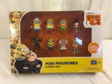 NIB Collector Illumination Ent. Despicable Me 3 8 Mini Highly Detailed Action Figures Set Box: 8