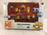 NIB Collector Illumination Ent. Despicable Me 10 Mini Highly Detailed Action Figures Set Box: 8