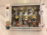 NIB Collector Illumination Ent. Despicable Me 2 12 Mini Highly Detailed Action Figures Set Box: 8