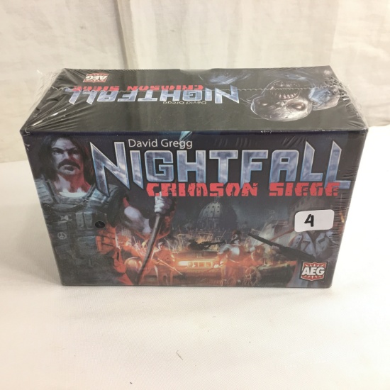 NIB Sealed Collector AEG Nightfall Crimson Siege Deck Building Game Box: 4"x6"