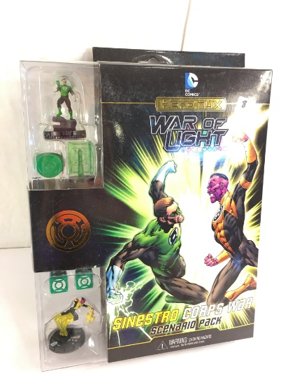 NIB Collector Marvel Heroclix War of Light Sinestro Corps War Scenario Pack Figure Box: 12"x9"