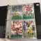 Collector 1995 Pacific Collection NFL Trading Cards 9 sheets