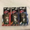 Lot of 3 pcs Collector Topps NFL Jerry Rice, John Elway, Peyton Manning Action Flat Figures