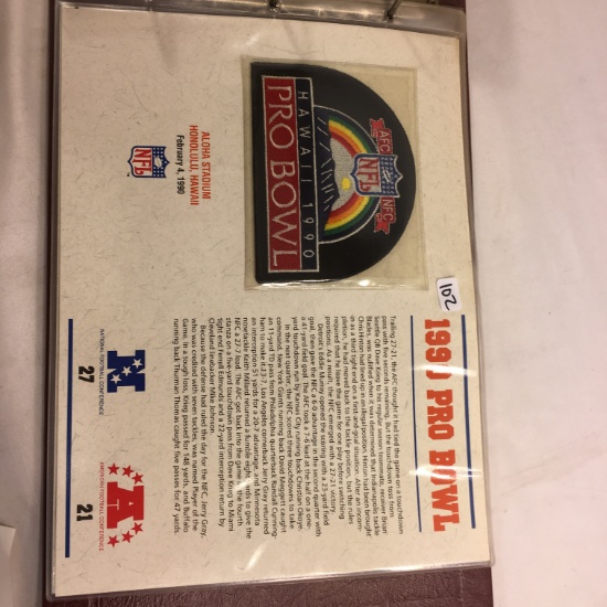 Collector NFL 1990 AFC-NFC Pro Bowl Hawaii Official Patch