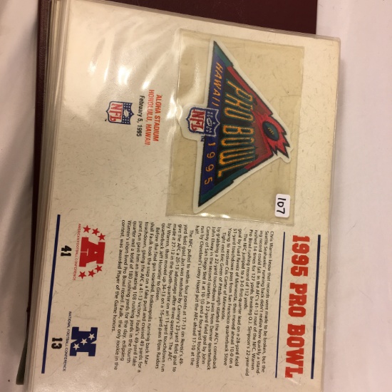 Collector NFL 1995 AFC-NFC Pro Bowl Hawaii Official Patch