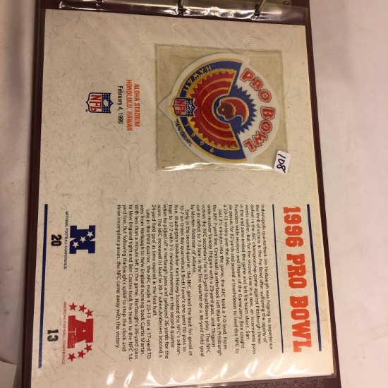Collector NFL 1996 AFC-NFC Pro Bowl Hawaii Official Patch