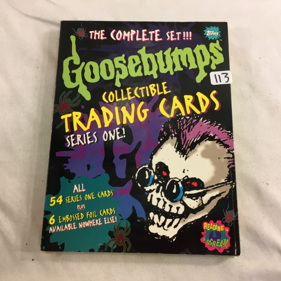 Collector Topps Goosebumps Collectible Trading Cards Series 1