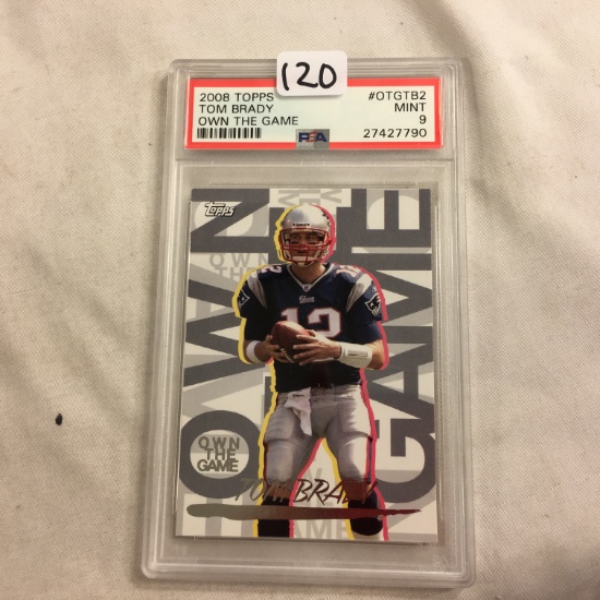 2008 Topps Own The Game Tom Brady #OTGTB2 Mint 9 PSA Authenticated 27427790 Card