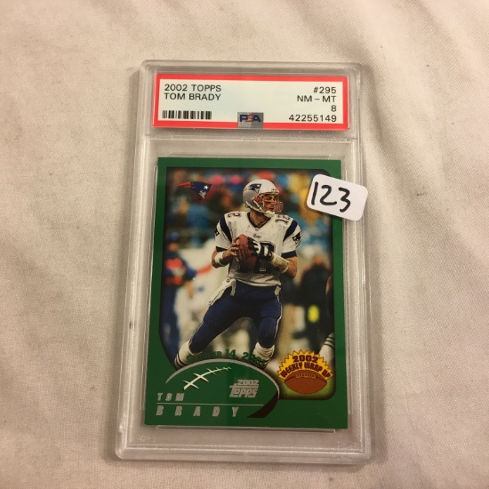 Collector 2002 Tom Brady #295 NM-MT 8 PSA Authenticated 42255149 Trading Card