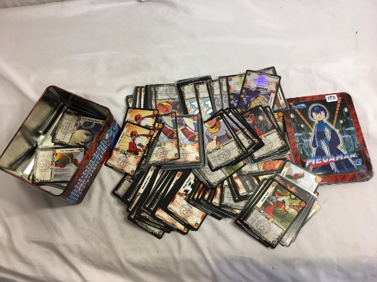 Collector Jasco Games Megaman Trading Cards in Tin Box