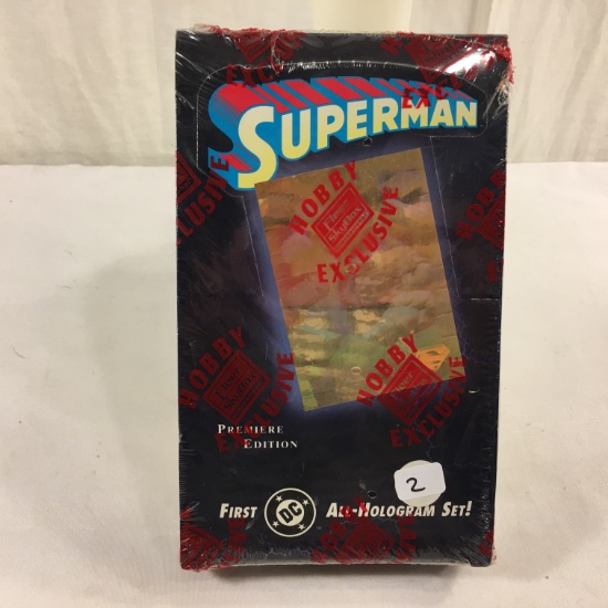 NIB Collector Sealed Fleer Skybox DC Superman Premier Edition Trading Cards