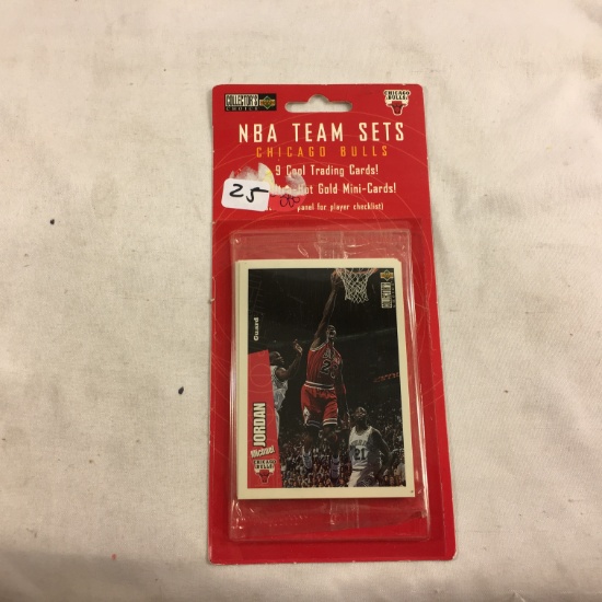 Collector Upper Deck NBA Team Sets Chicago Bulls Trading Cards