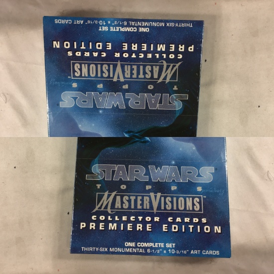 NIB Collector Sealed Topps Sealed Star Wars Master Vision Collector Set Trading Cards
