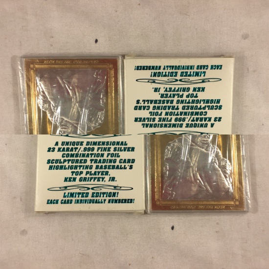 Collector Bleachers Ken Griffey Jr. 23K/.999 Silver Combination Foil Trading Card