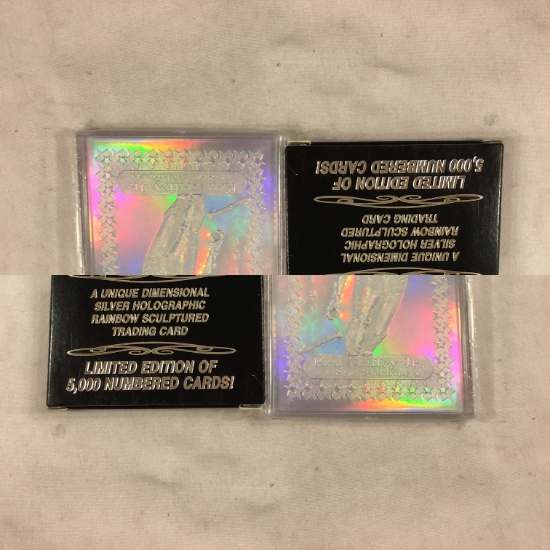 Collector Bleachers Ken Griffey Jr. Silver Holographic Rainbow Sculptured Trading Card