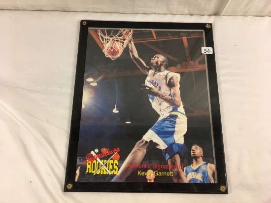 Collector Autograph Kevin Garnett Signed Photograph 10"x8" w/ COA