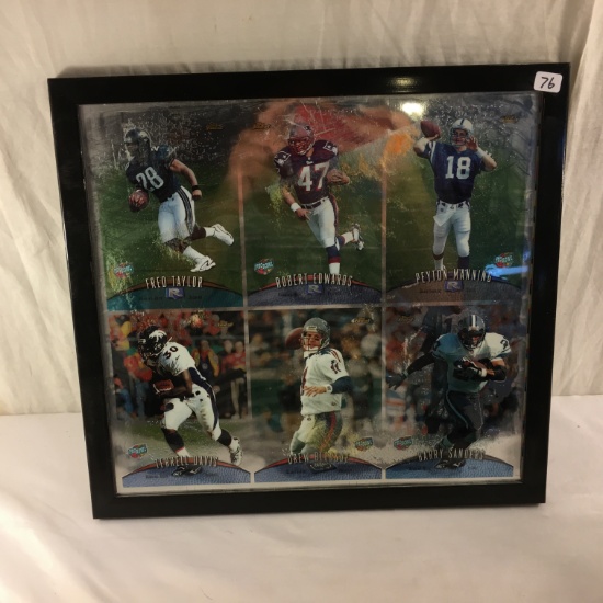 Collector Topps Finest Hawaii 1999 Pro Bowl Picture Card Framed 14"x14"
