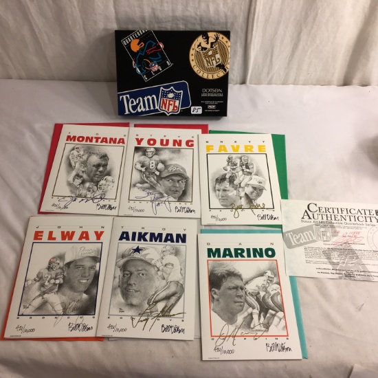 Collector NFL Dotson Art Greeting Cards
