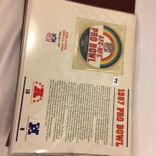 Collector NFL 1987 AFC-NFC Pro Bowl Hawaii Official Patch