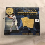 NIB Collector Bleachers Cal Ripken Jr. 23K All Gold Foil Trading Cards