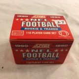 Collector Score 1990 NFL Football Rookie & Traded Baseball Cards